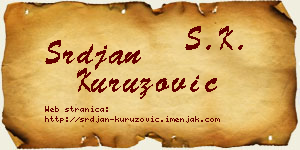Srđan Kuruzović vizit kartica